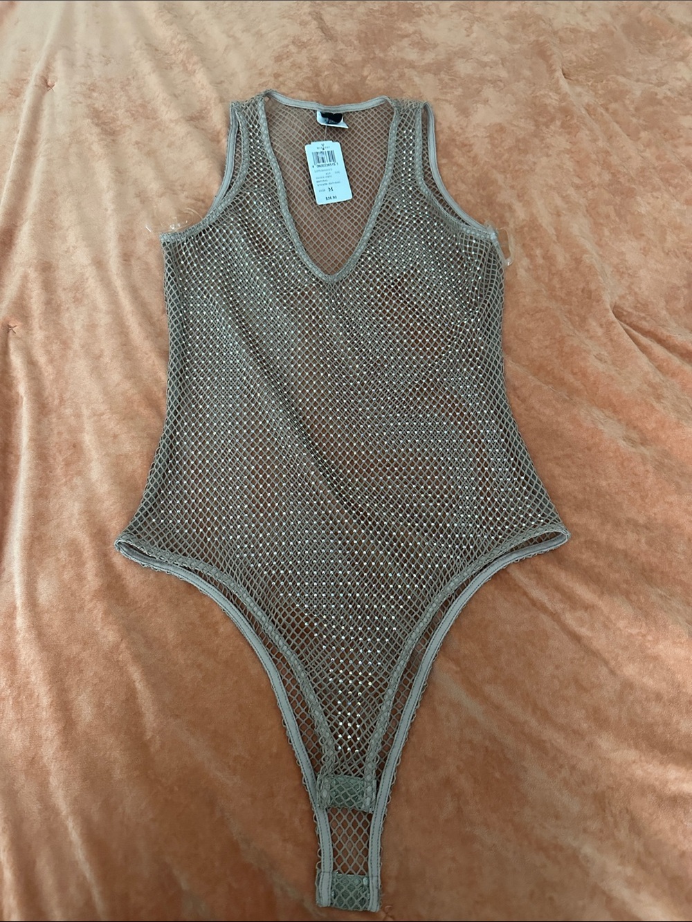 Windsor Natural Mesh V-Neck Bodysuit